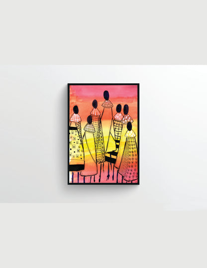 Wall Decor - People Gather Print
